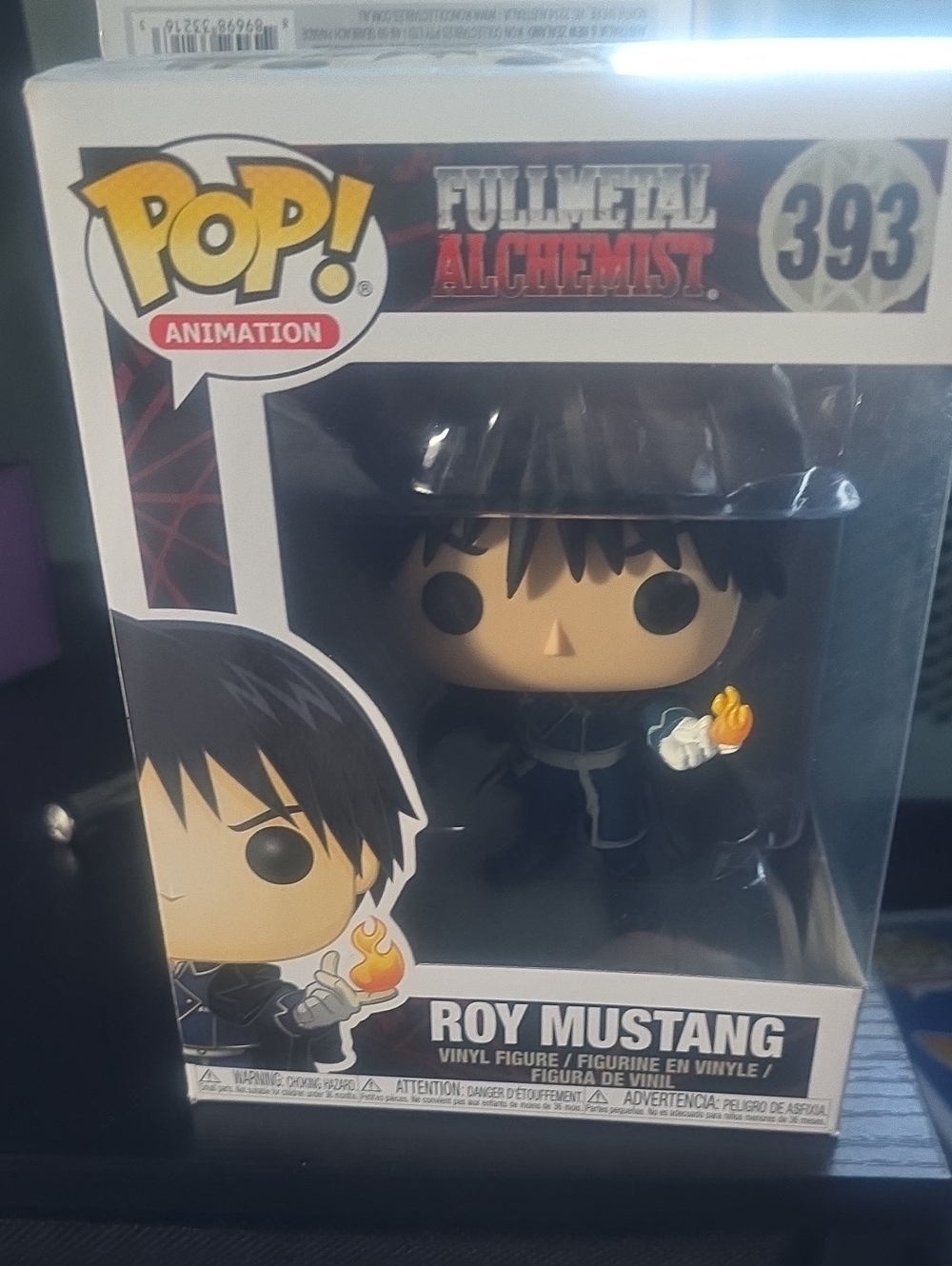 Funko Roy Mustang Vinyl Figure - Black Outfit with Orange Flame Accent